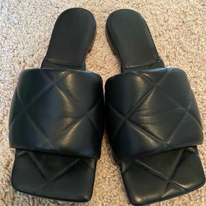 Bottega Veneta leather slides